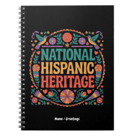 Cuaderno Celebra el Orgullo del Mes de la Herencia Hispana
