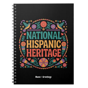 Cuaderno Celebra el Orgullo del Mes de la Herencia Hispana 