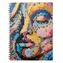 Cuaderno Celebración Colorida en Estilo Pixel