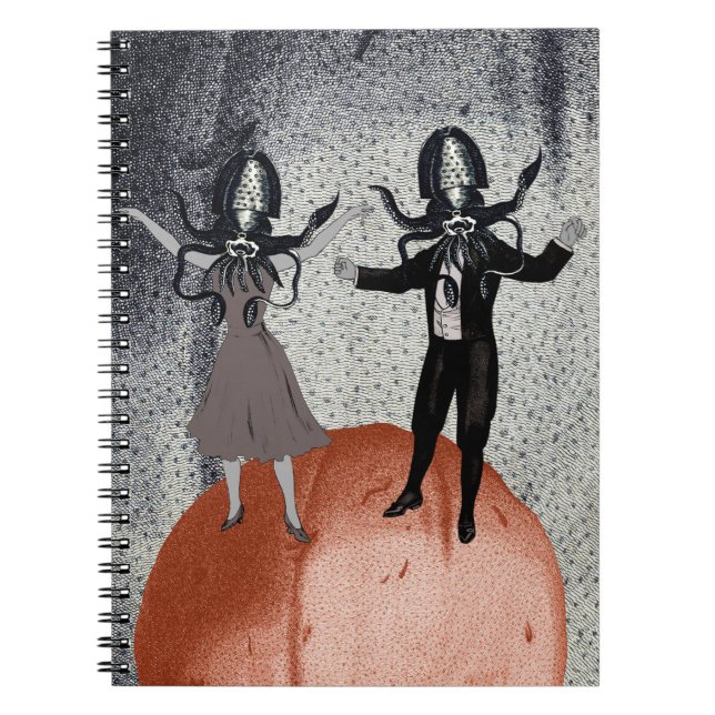 Cuaderno Celebración de baile de alienígenas (Frente)