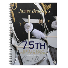 Cuaderno Celebración de cumpleaños 75 de Royal British Band