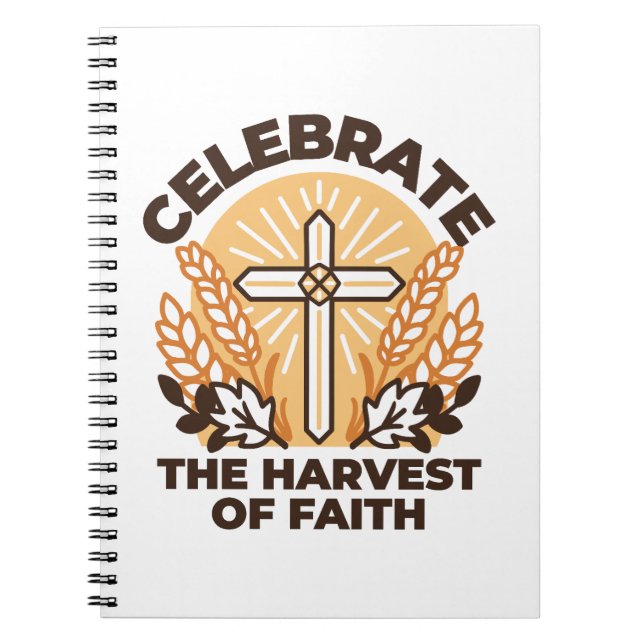 Cuaderno Celebración de la cosecha de la fe - Arte Inspirad (Frente)