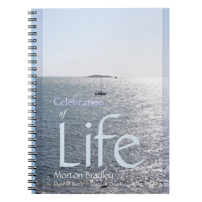Cuaderno Celebración de la Vida en el Mar 1 Photo GuestBook (Frente)