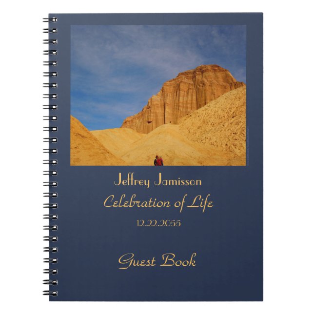 Cuaderno Celebración de la vida, libro de invitados conmemo (Frente)