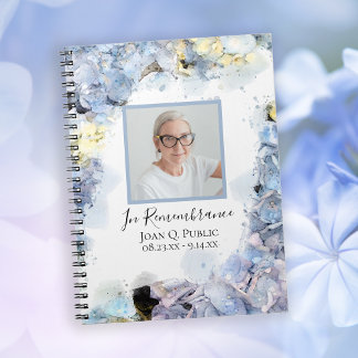 Cuaderno Celebración de la vida por las flores azules de Hy