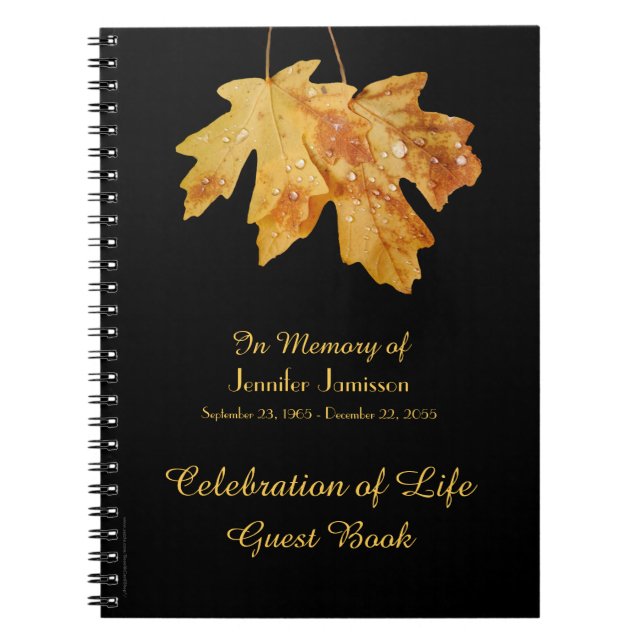 Cuaderno Celebración de las hojas del libro de invitados co (Frente)
