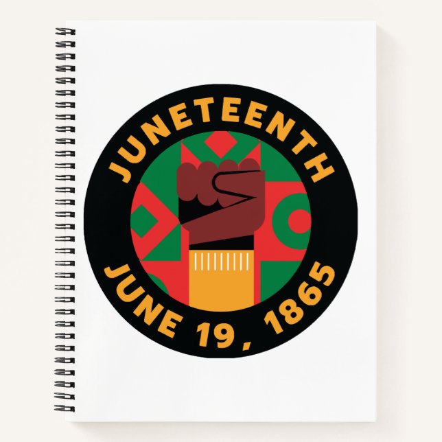 Cuaderno Celebración del 19 de junio conmemorando la libert (Anverso)