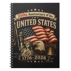 Cuaderno Celebración del 250 Aniversario de Estados Unidos