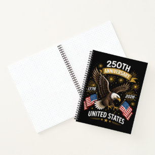 Cuaderno Celebración del Águila Calva del 250 Aniversario