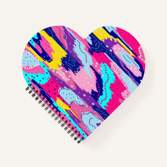 Cuaderno Celebración del arte abstracto de color (Anverso)