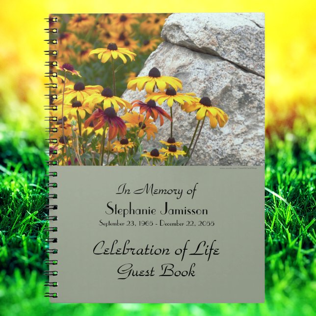 Cuaderno Celebración del libro de invitado de vida Flores a (Subido por el creador)