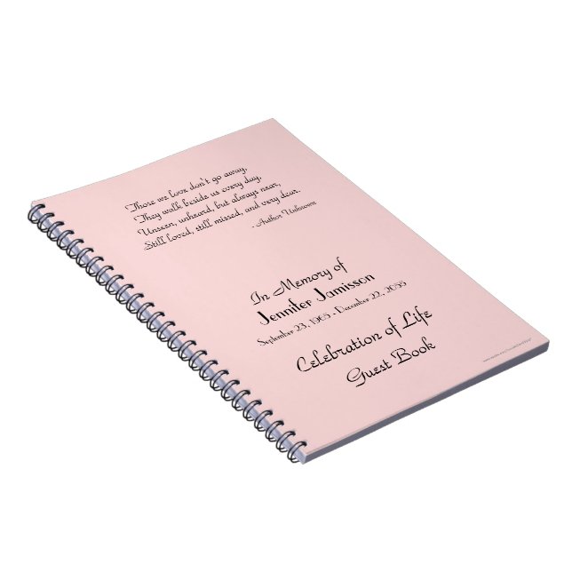 Cuaderno Celebración del Libro de invitados de la vida ELIG (Lado Derecho)