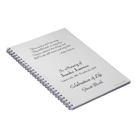 Cuaderno Celebración del Libro de invitados de la vida ELIG