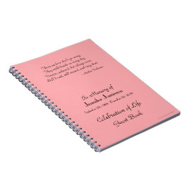 Cuaderno Celebración del Libro de invitados de la vida ELIG