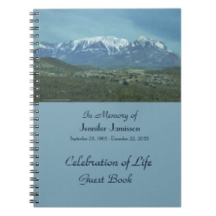 Cuaderno Celebración del libro de invitados de la vida, mon
