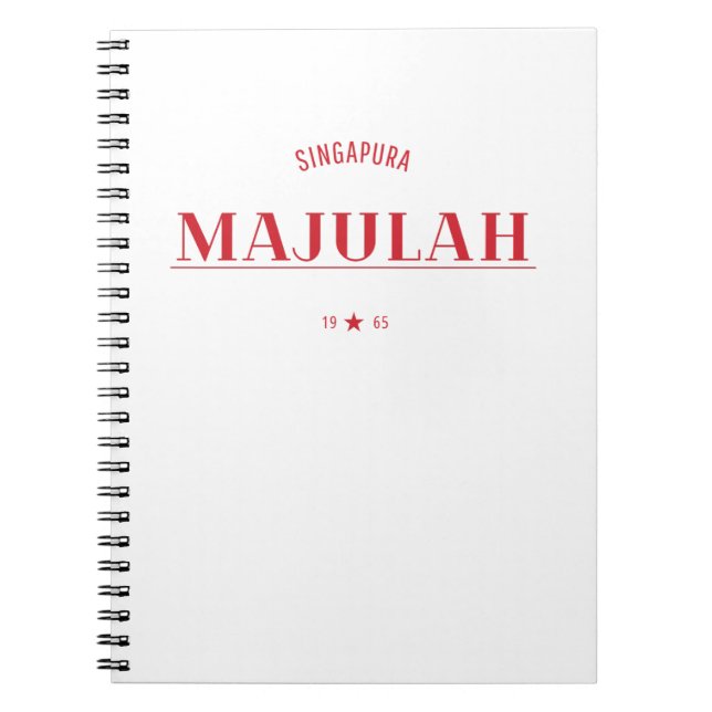 Cuaderno Celebración Majulah Singapura (Frente)