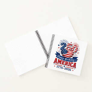 Cuaderno Celebración Patriótica del Cumpleaños de América 2