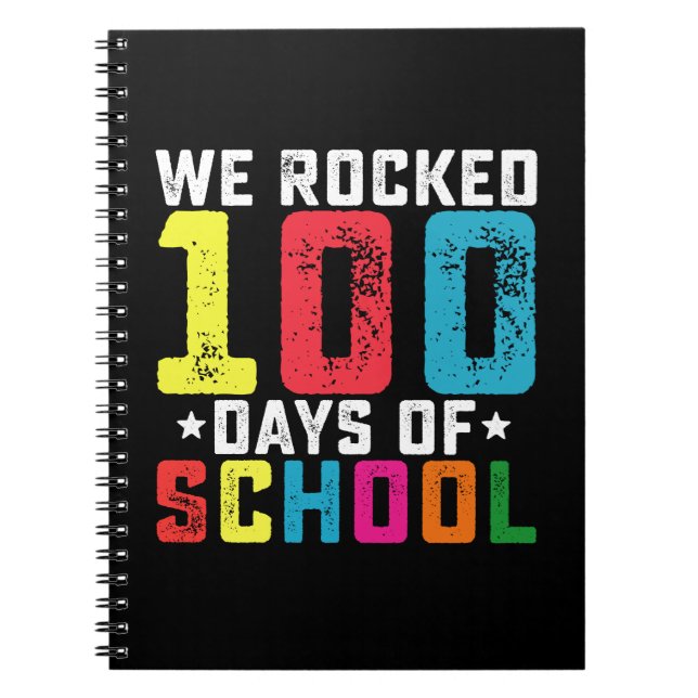 Cuaderno Celebramos 100 Días de Escuela Maestro Estudiante (Frente)