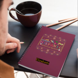 Cuaderno Celebrar el diseño del mes del patrimonio hispano