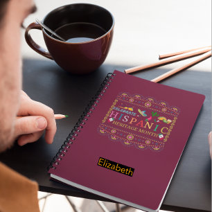 Cuaderno Celebrar el diseño del mes del patrimonio hispano