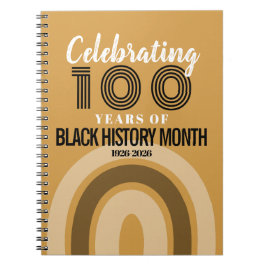 Cuaderno Celebrating 100 Years Of Black History Month