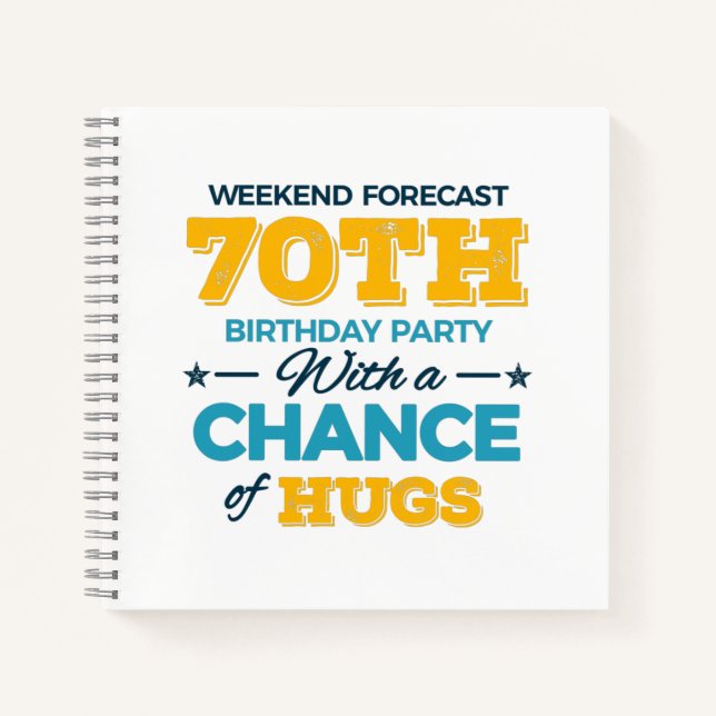 Cuaderno celebrating the 70th birthday (Anverso)