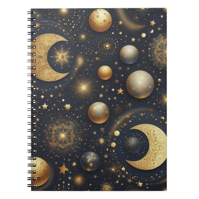 Cuaderno Celestial azul marino (Frente)