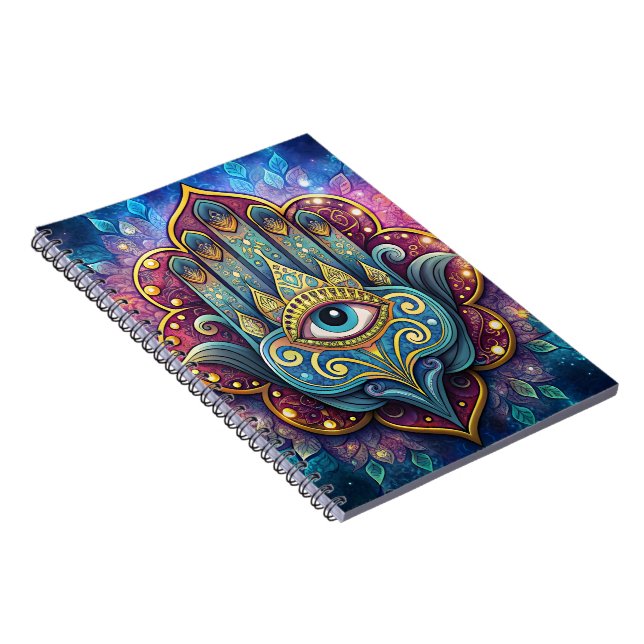 Cuaderno Celestial Hamsa  (Lado Derecho)