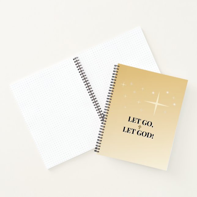 Cuaderno Celestial Healing Let Go Let God Cross (Interior)