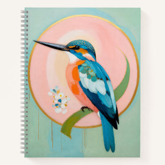 Cuaderno Celestial Kingfisher: A Study in Azure and Gold