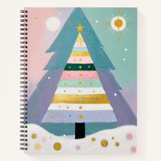 Cuaderno Celestial Pastel Christmas Tree