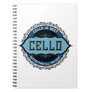 Cuaderno Cello Best Music Note Circle