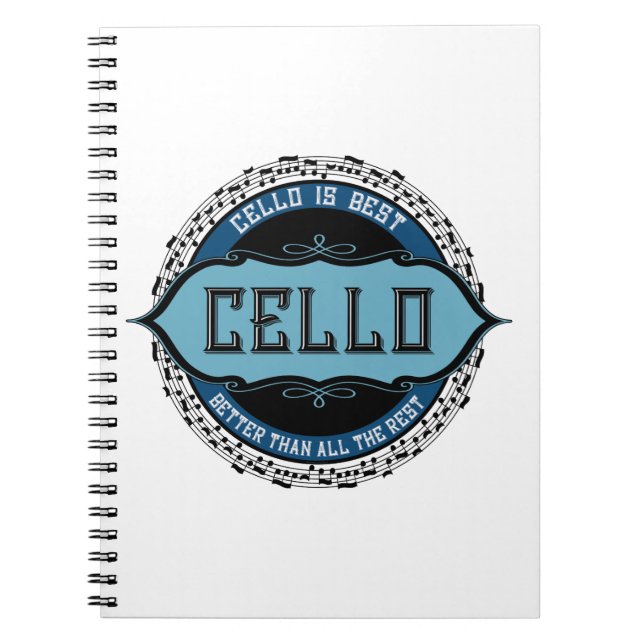Cuaderno Cello Best Music Note Circle (Frente)