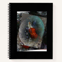 Cuaderno Cello de música de bloc de notas espiral