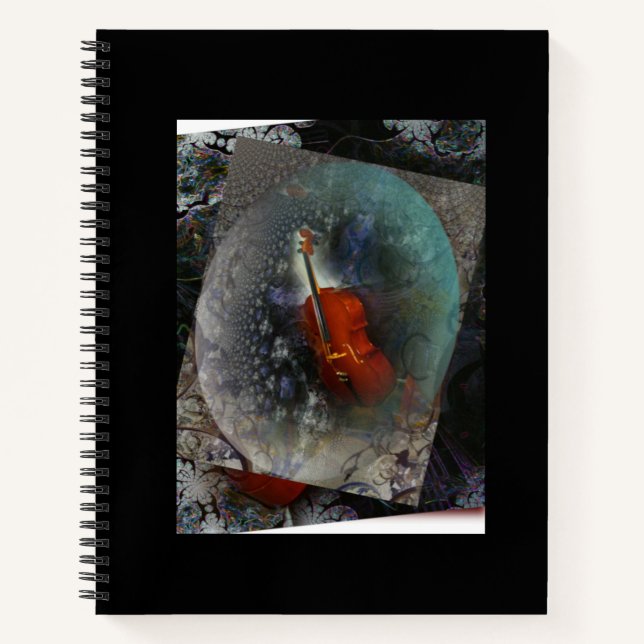 Cuaderno Cello de música de bloc de notas espiral (Anverso)