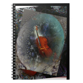 Cuaderno Cello de música de bloc de notas espiral
