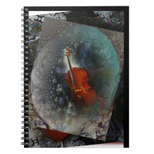 Cuaderno Cello de música de bloc de notas espiral