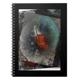 Cuaderno Cello de música para portátiles de fotos espirales