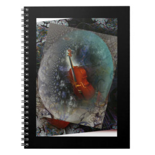 Cuaderno Cello de música para portátiles de fotos espirales