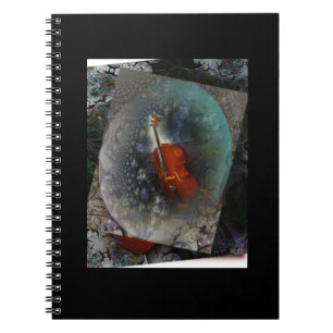 Cuaderno Cello de música para portátiles de fotos espirales