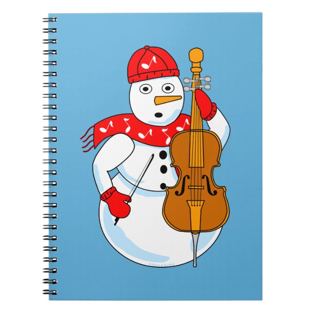 Cuaderno Cello Snowman (Frente)