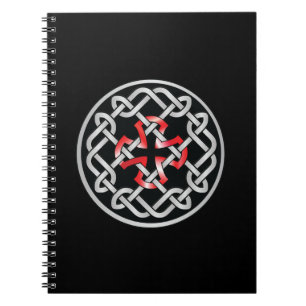 Cuaderno Celtic Knot Red Metallic Notebook