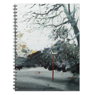 Cuaderno Cementerio 2013 de Ohlsdorf de la caja de pájaro