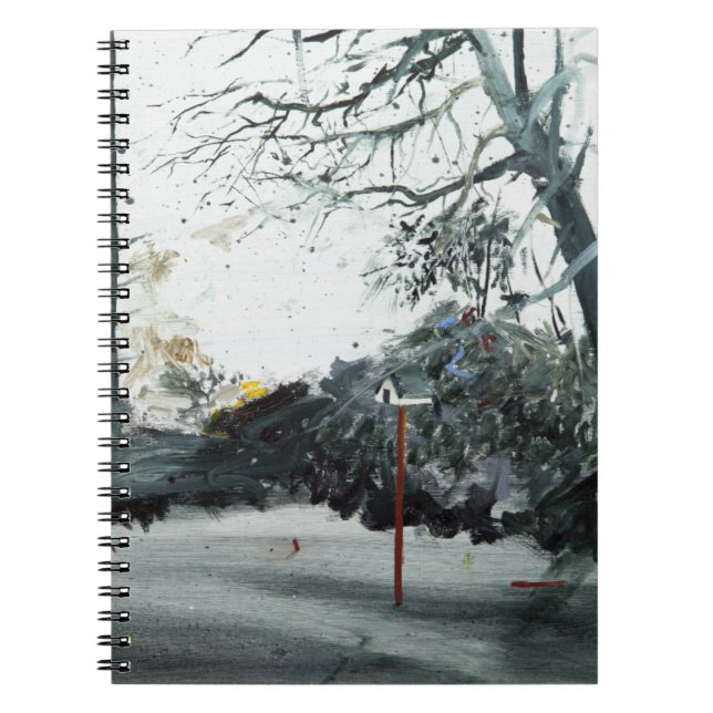 Cuaderno Cementerio 2013 de Ohlsdorf de la caja de pájaro (Frente)