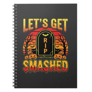 Cuaderno Cementerio de Calabazas de Halloween Vamos a Destr