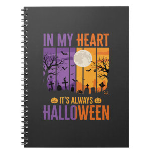 Cuaderno Cementerio Embrujado Halloween En Mi Corazón