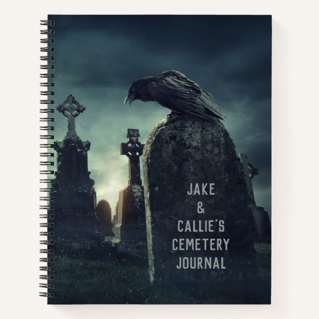 Cuaderno Cemetery Graveyard Travel Journal (Anverso)