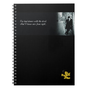 Cuaderno Cena con el bloc de notas en espiral del diablo