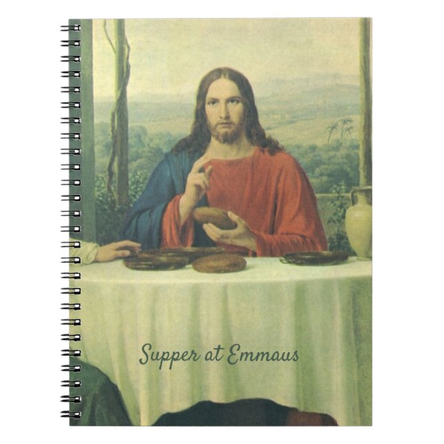 Cuaderno Cena de Época en Emaús con Jesucristo (Frente)