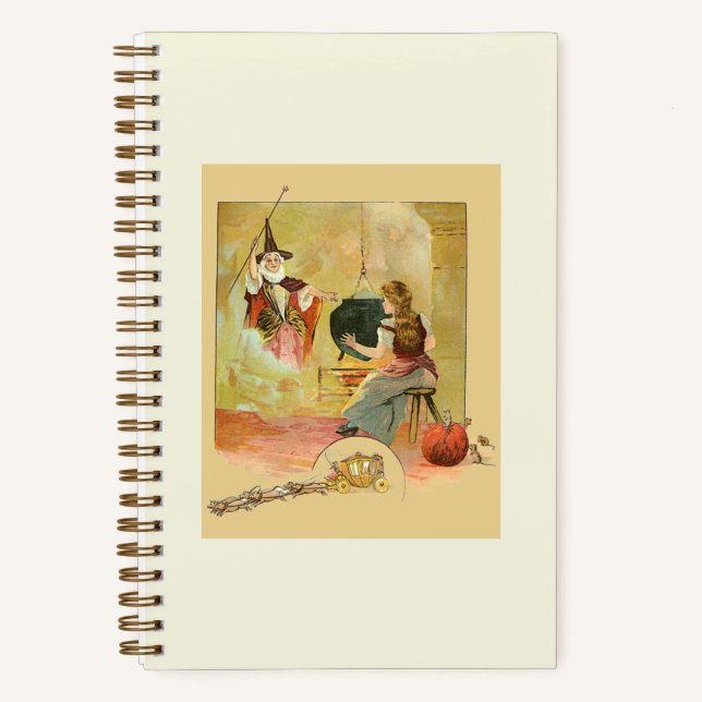 Cuaderno Cenicienta y su hada madrina (Anverso)